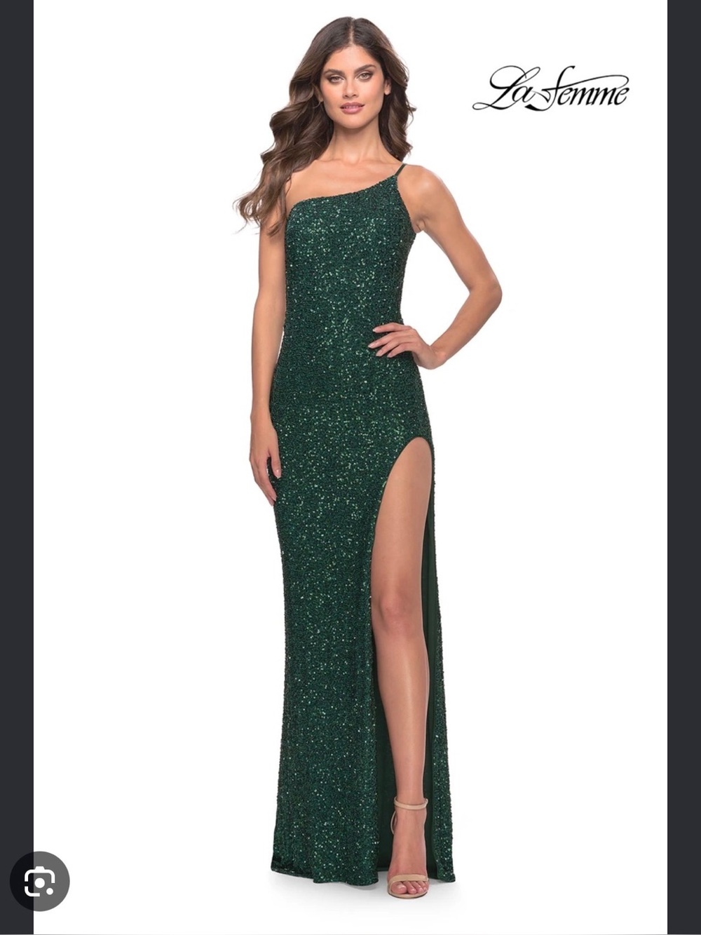 La Femme 31427 emerald size 4 NWT brand new